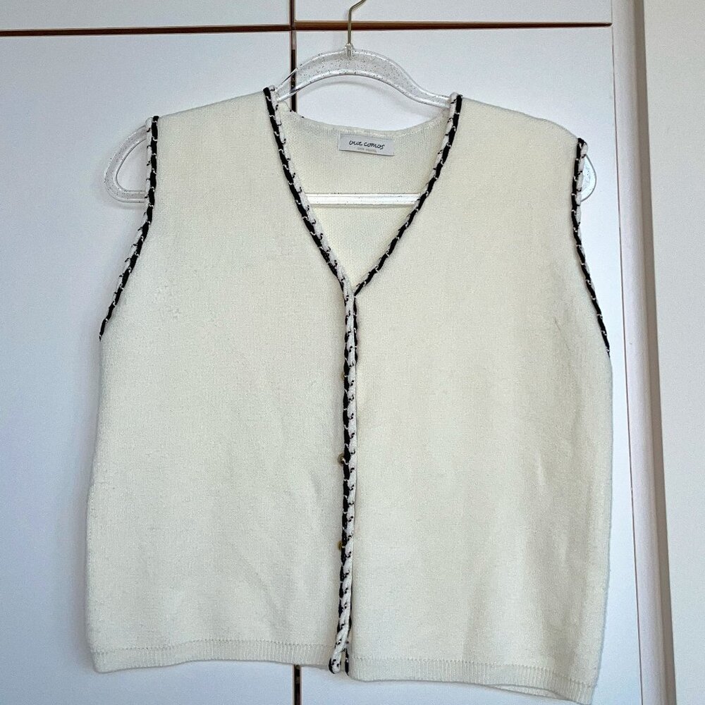 W. CONCEPT | OURCOMOS Comos 803 Tweed Knit Vest